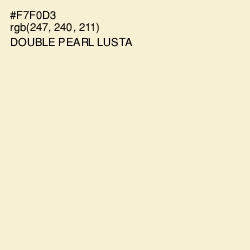 #F7F0D3 - Double Pearl Lusta Color Image
